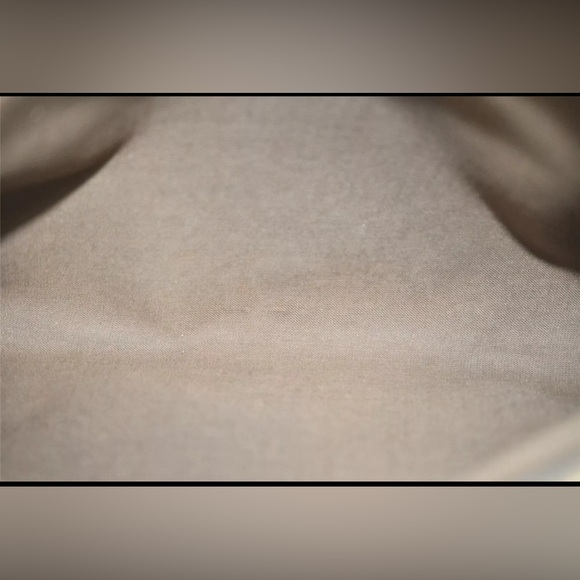 YVES SAINT LAURENT Clutch Hand Bag Purse PVC Leather Gray 2289I - Picture 13 of 15